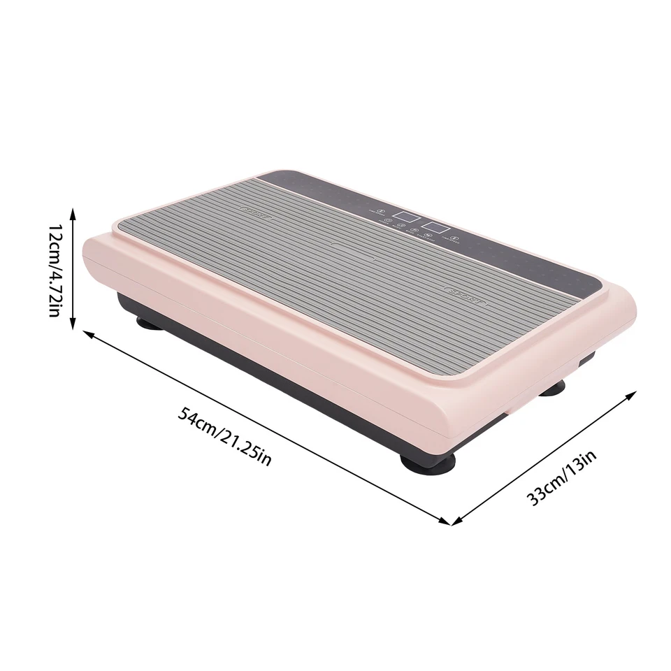 Whole Body Vibration Plate Vibration Platform Plate With Bluetooth Speaker Pink - Image 2 of 4