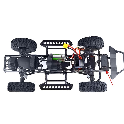 FLYXM Front Beam Bracket Bumper Mount For 1/10 Axial Scx10 II 90046 RC Crawler - Picture 8 of 9