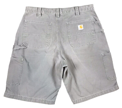 Carhartt B147 FAT Men's Workwear Gray Construction Outdoor Shorts