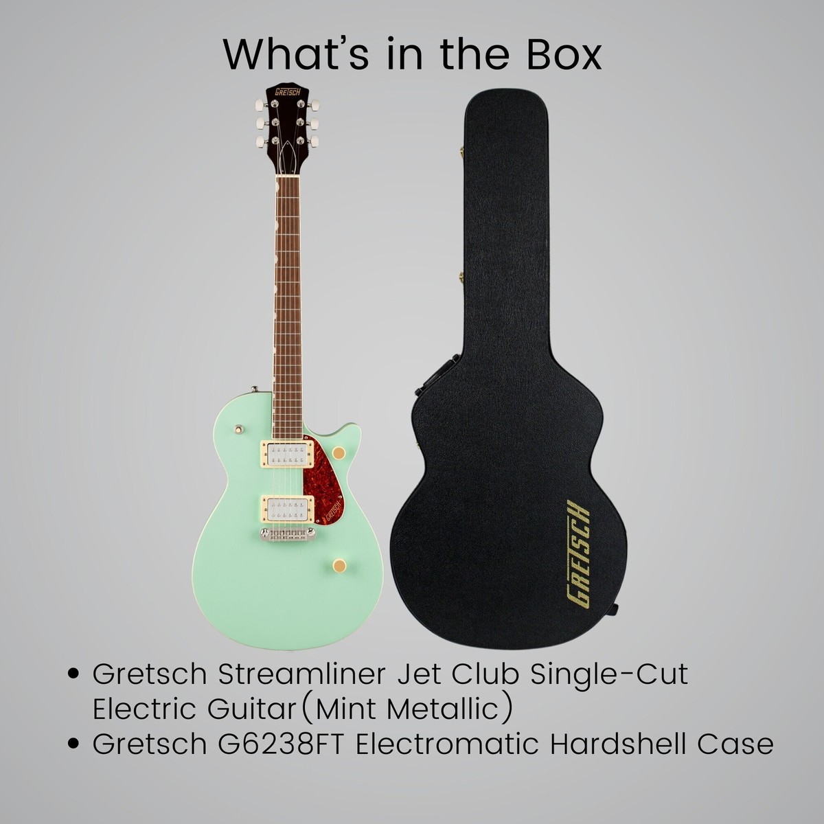 Gretsch Streamliner Jet Club Single Cut Mint Metallic