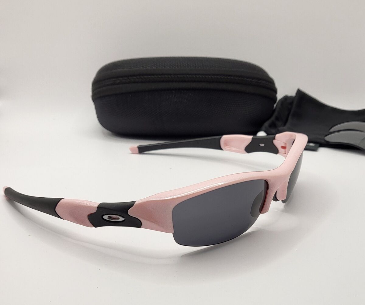 New OAKLEY Custom FLAK JACKET 1.0 Metallic Pink / Black New OAKLEY Custom FLAK JACKET 1.0 Metallic Pink / Black