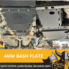 <!--F#f_0-->Bash Plate 4mm Powder Coated Black to suit Toyota Landcruiser VDJ 200 SERIES<!--F/-->