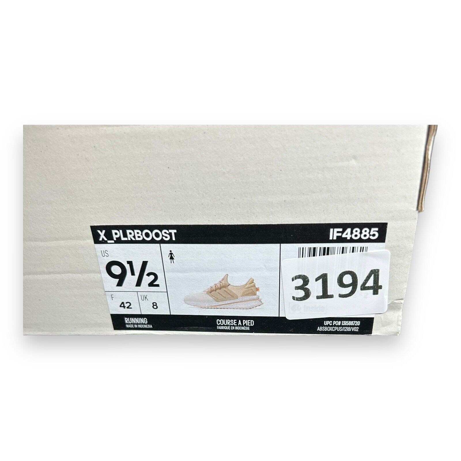 Adidas X_PLR BOOST Sportswear White/Wonder Quartz/Bliss Orange Size 9.5 thumbnail 8