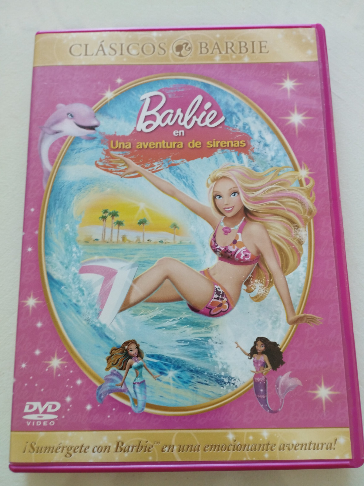 Barbie a Mermaid Adventure 2 Matel - DVD + Extras Region 2 Spanish English Am