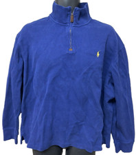 Polo Ralph Lauren Mens Sweater XL Blue Long Sleeve Pullover Casual Top L/S