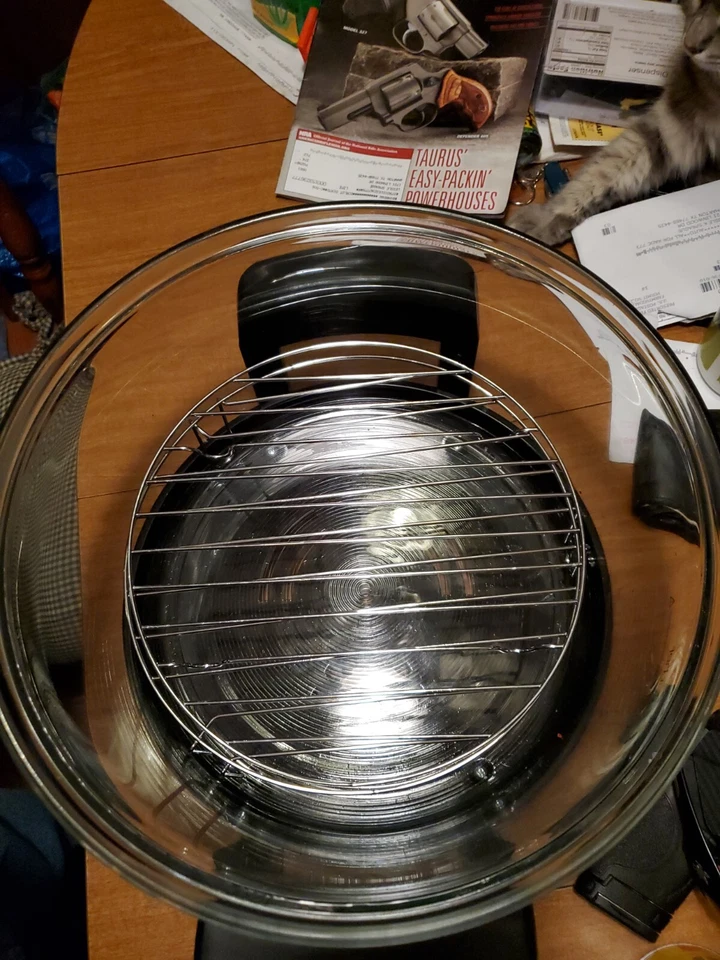 NutriChef Countertop Air Fryer Convection Oven Cooker with 18 Quart Bowl (Used) - Image 2 of 3