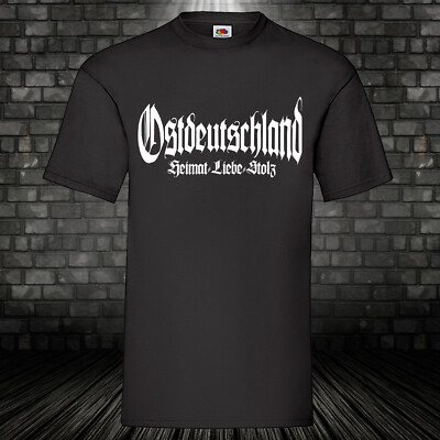 Ostdeutschland Shirt Ossi T-Shirt Heimat Liebe Stolz Spruch DDR S-5XL