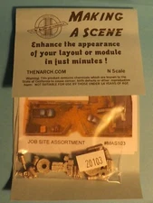 JOB SITE ASSORTMENT by N SCALE ARCHITECT N SCALE    20103