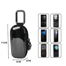 For Sony NWE394 Mp3 Player Carrying Pouch Case Lanyard TPU Storage Bag Shell