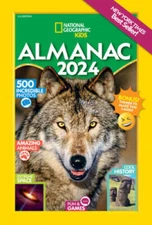 National Geographic Kids Almanac 2024 (US edition) - Paperback - GOOD