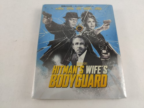 NEW OOP BEST BUY HITMAN'S WIFE'S BODYGUARD STEELBOOK 4K ULTRA HD & BLU RAY