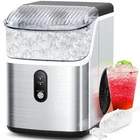 Nugget Ice Makers Countertop, Ice Maker Machine with 35lbs/24H