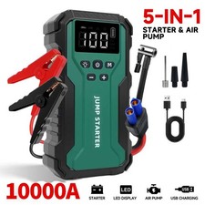12v Car Jump Starter With Air Compressor 150psi 10000a Car Jump Box Led Display 12v Car Jump Starter With Air Compressor 150psi 10000a Car Jump Box Led Display