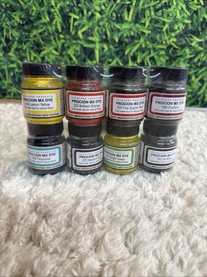 Jacquard Procion MX 8 Color Set Fiber Reactive Tie Dye Powder