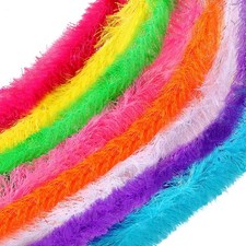 Feather Boas Bulk Artificial Fluffy Boas Decor for Wedding Costume Dress Tea ...