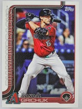 2025 Topps Series 2 RANDAL GRICHUK /50 CANVAS Parallel 475 Diamondbacks SP