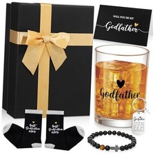 6 Pcs Godfather Proposal Gift Will You Be My Godfather Gift Box Set Classic