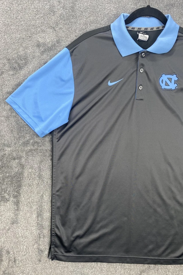 North Carolina Tar Heels Shirt Mens Large Black NCAA Basketball Nike Dri Fit - Image 2 of 4