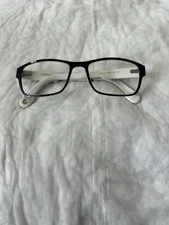 Carrera 1100/V 003 Black White Square Eyeglasses 55-18-145 - Frames Only