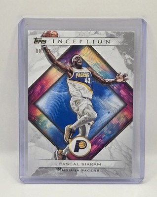 2025-26 Topps Inception Basketball Pascal Siakam Blue /25 Indiana Pacers