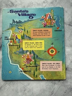A Search for Santa Claus Santa's Village Vintage 1958 Book East Dundee Illinois