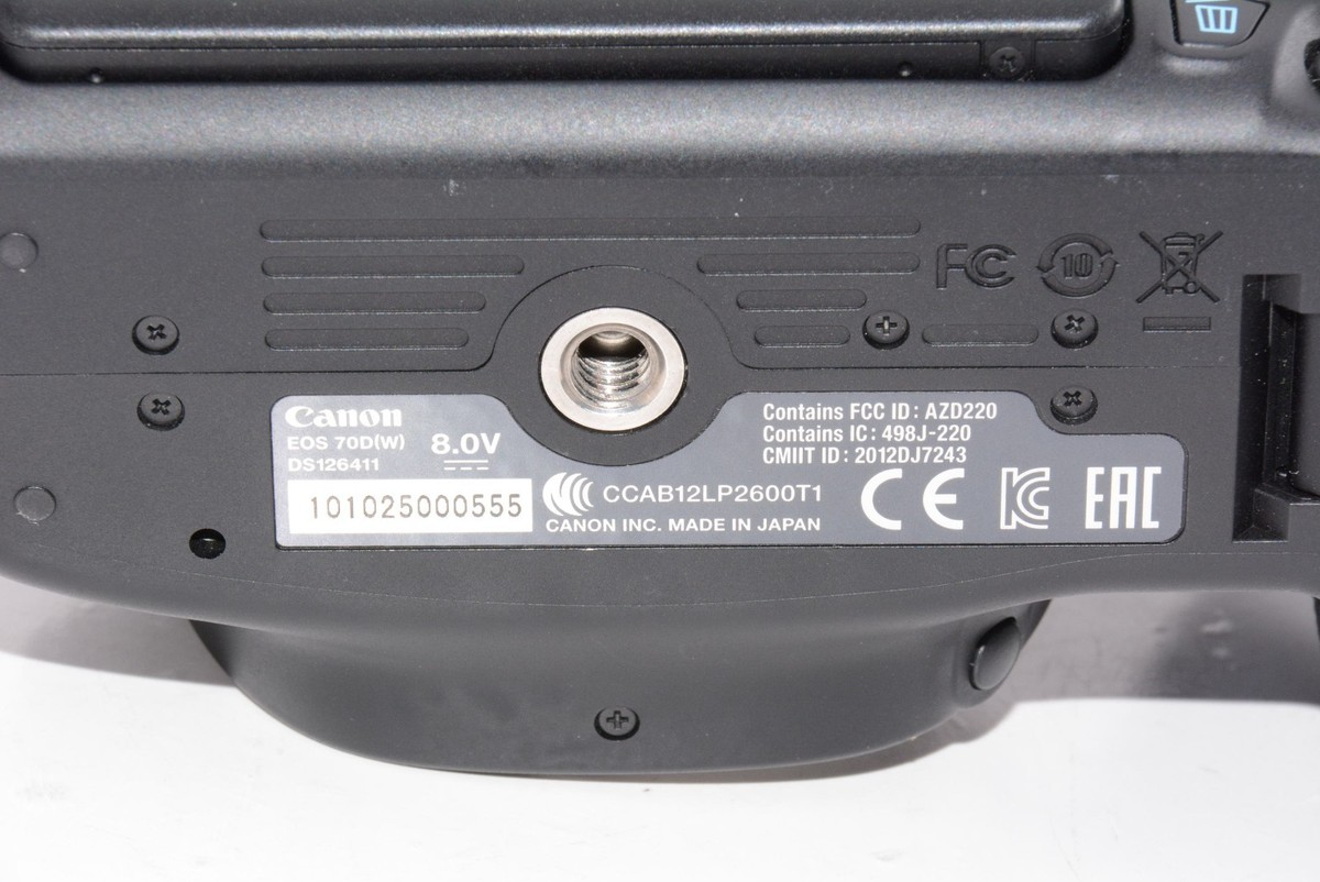 N.MINT/951shots] Canon EOS 70D Digital SLR Camera Body From JAPAN