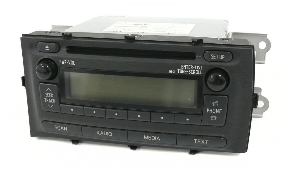 2012-2014 丰田普锐斯收音机调幅调频单张 CD 蓝牙就绪 86120-52D10 - 518C1 — 第 2/4 张图片