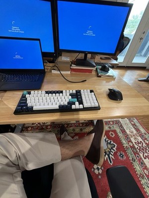 Keychron Q5 Max 96% Wireless Mechanical Keyboard With Red Linear Switches, Black