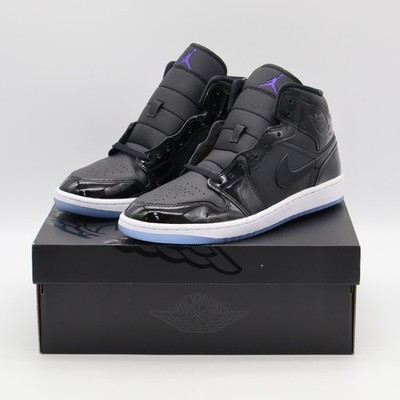 AIR JORDAN ブラック ローファー 23cm DV1308-004 Nike Air Jordan 1 Mid Space Jam Black Dark Concord