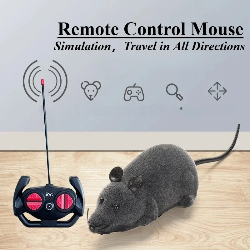 Remote Control Robot Mouse Cat Toy Electric.