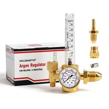 Argon CO2 MIG TIG Flow Meter Gas Regulator Gauge for MIG TIG Welding 0-60CFH ...