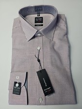 RRP  60-80 Olymp Men's Designer Dress Shirt 15.5"/39cm Neck Body Fit ELS