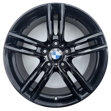 719M 18” Genuine BMW 1 2 Series Rear Alloy Wheel Rim Jet Black ET52 8J 8074186