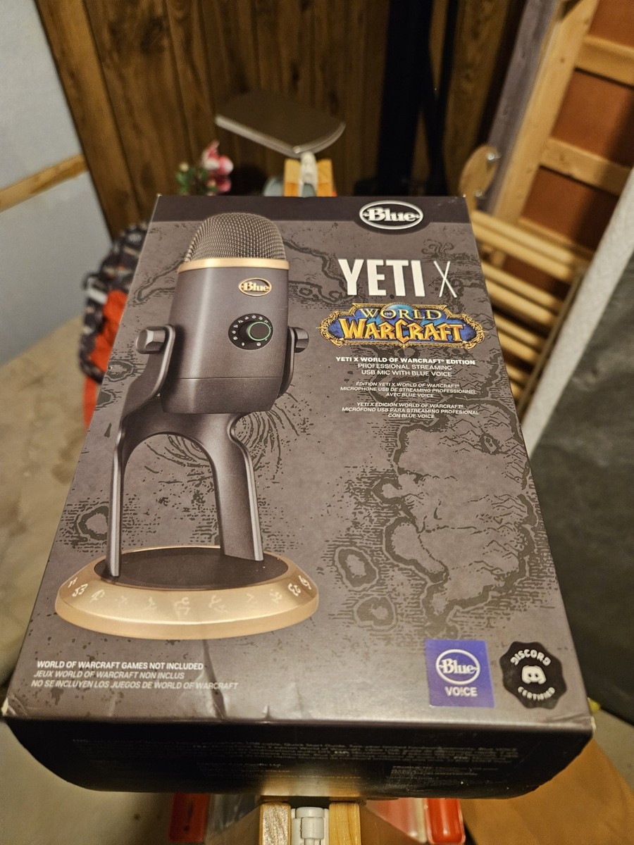 Blue Yeti X World of Warcraft Edition USB Microphone - Black (988