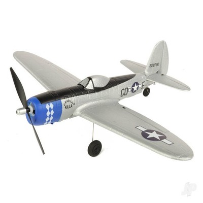 Top RC Hobby P-47 Thunderbolt RTF flugbereit RC Modellflugzeug (400 mm) (Modus 1)