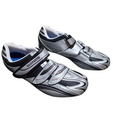 Shimano SH-R077 Mens Cycling Shoes Silver Size US 12.3/EU 48