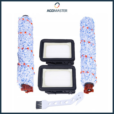 Bürstenrolle und Ersatzfilter für BISSELL 17132 Crosswave 2225N Pet Pro Filter