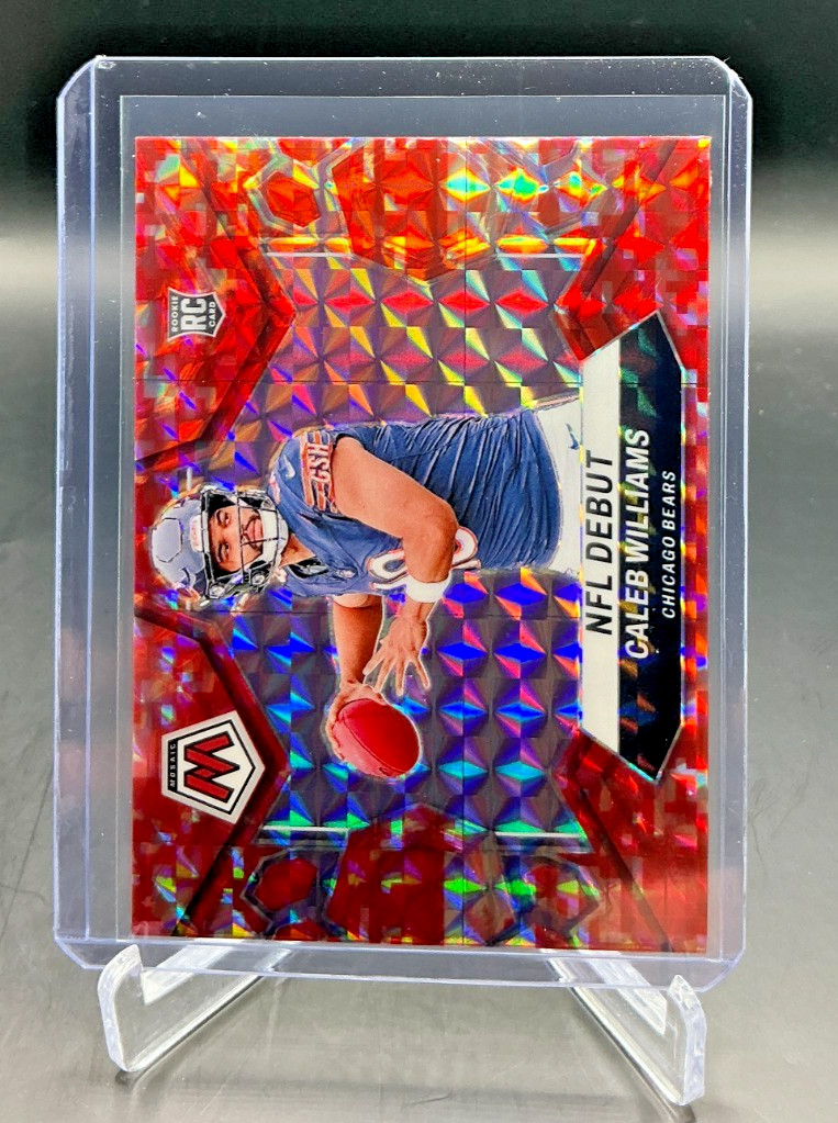 2024 Panini Mosaic CALEB WILLIAMS RC Debut Hobby Exclusive Red #289 Bears