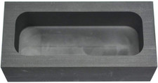 Gold Silver Graphite Ingot Mold Mould Crucible for Melting Casting Refining 2Kg