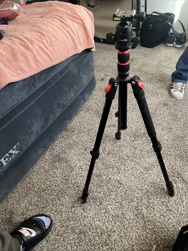 SmallRig CT-10 Camera Tripod, 71" Foldable Aluminum Tripod & Monopod, 360°Ball - Image 3 of 4