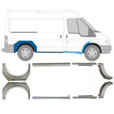Für Ford Transit 2000-2013 Kurz 8x reparatur blech Schweller Satz