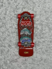 SHUT Skates Tech Deck Fingerboard SHARK Red Wide Board Skateboard