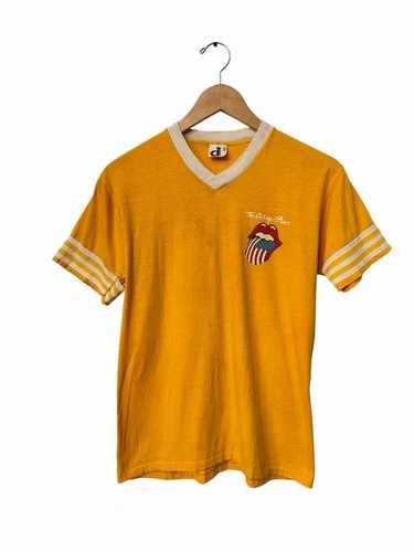 Rolling Stones American Tour Downerwear Tee Siz 1980s vintage concert t-shirt, vintage, size M, single stitch, B+ condition