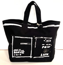 DIESEL "TAKE IT EASY" STILLY Borsa con manico superiore, Nera Nuova con etichette