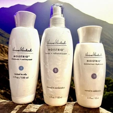 VIVIANE WOODARD MOISTRIO NORMAL TO OILY CLEANSER/TONER/MOISTURIZER~LOT OF 3~NEW