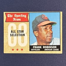 Topps 1968 Frank Robinson #373 Sporting News All-Stars Baltimore Orioles MLB
