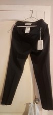 VALENTINO Pleated Front Wool Blend Pants 44