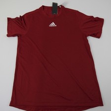 adidas Short Sleeve Shirt Men's Red New with Tags M