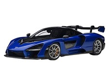AUTOart 1/18 McLaren Senna Diecast Model Metallic Blue 76079