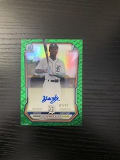 Randy Santana Bowman Chrome 2026 Green /99 Auto